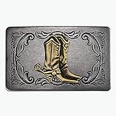 Tolongland Western Belt Buckle for 1.5" Belts | Heavy Duty Interchangeable Cowboy Buckle Western Accessory for Men & Women