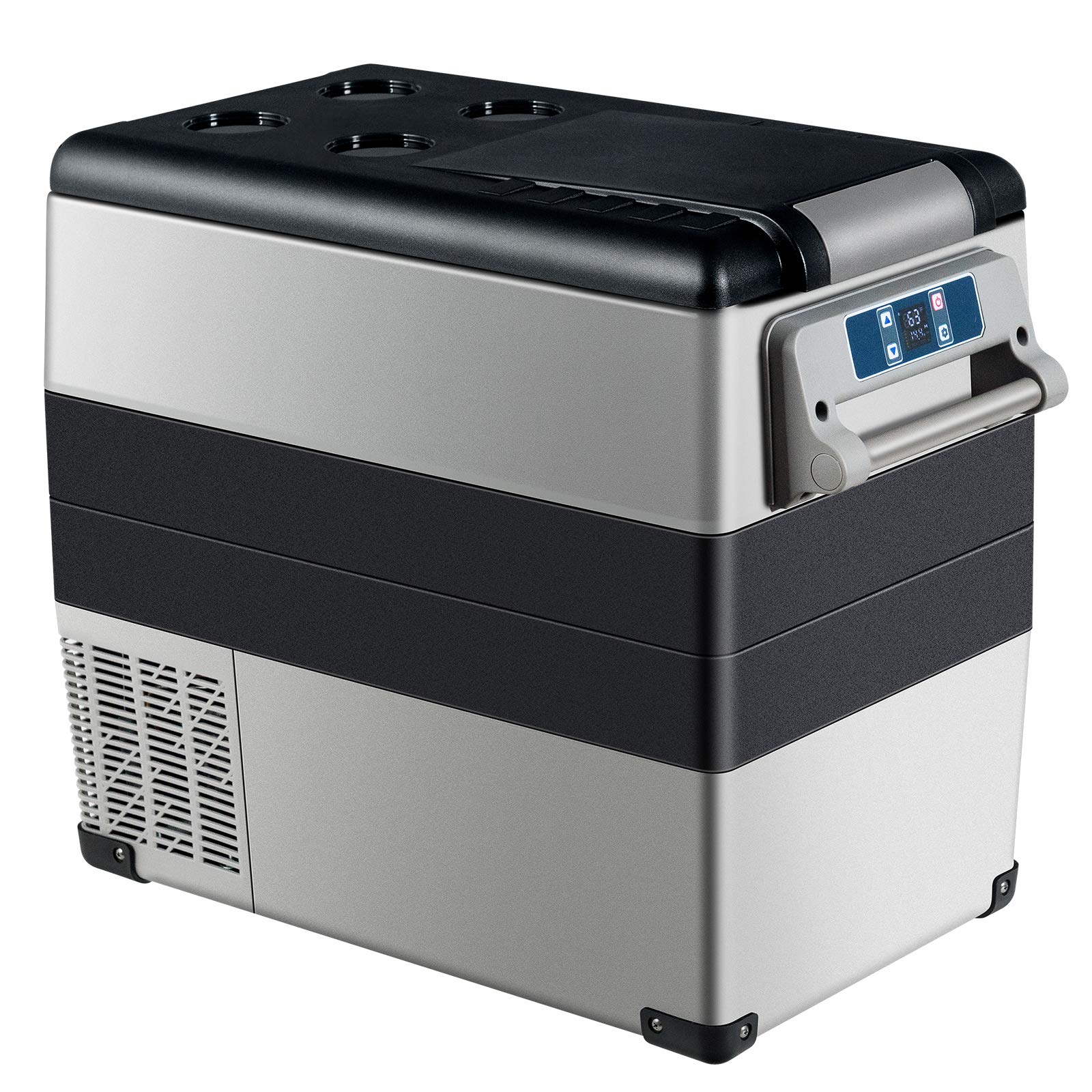 Small Rv Refrigerator Mua COSTWAY Car Refrigerator, 53-Quart Portable and Compact RV Fridge ...