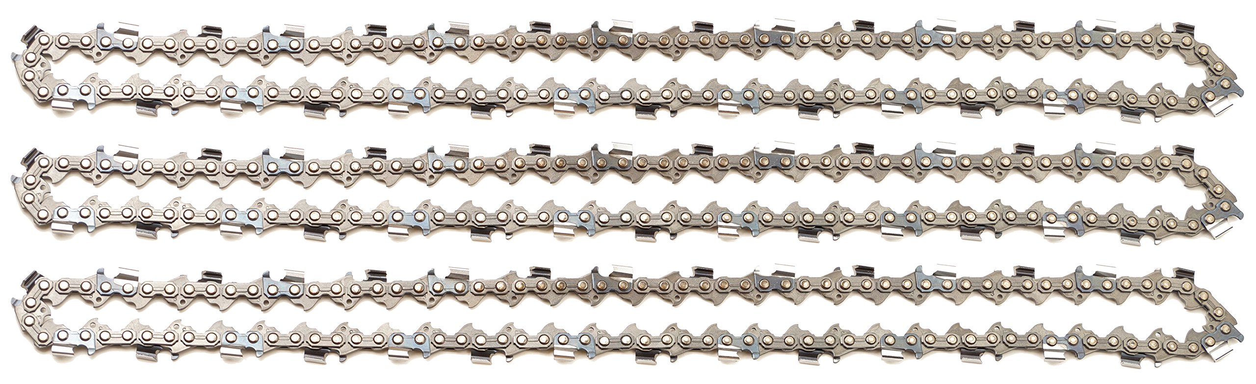 3 tallox Saw Chains 3/8" Pitch .063" / 1,6 mm Gauge 60 Links 16" 40 cm fits Stihl Chainsaws