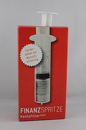 Geldgeschenk Spritze Finanzspritze von Liebeskummerpillen