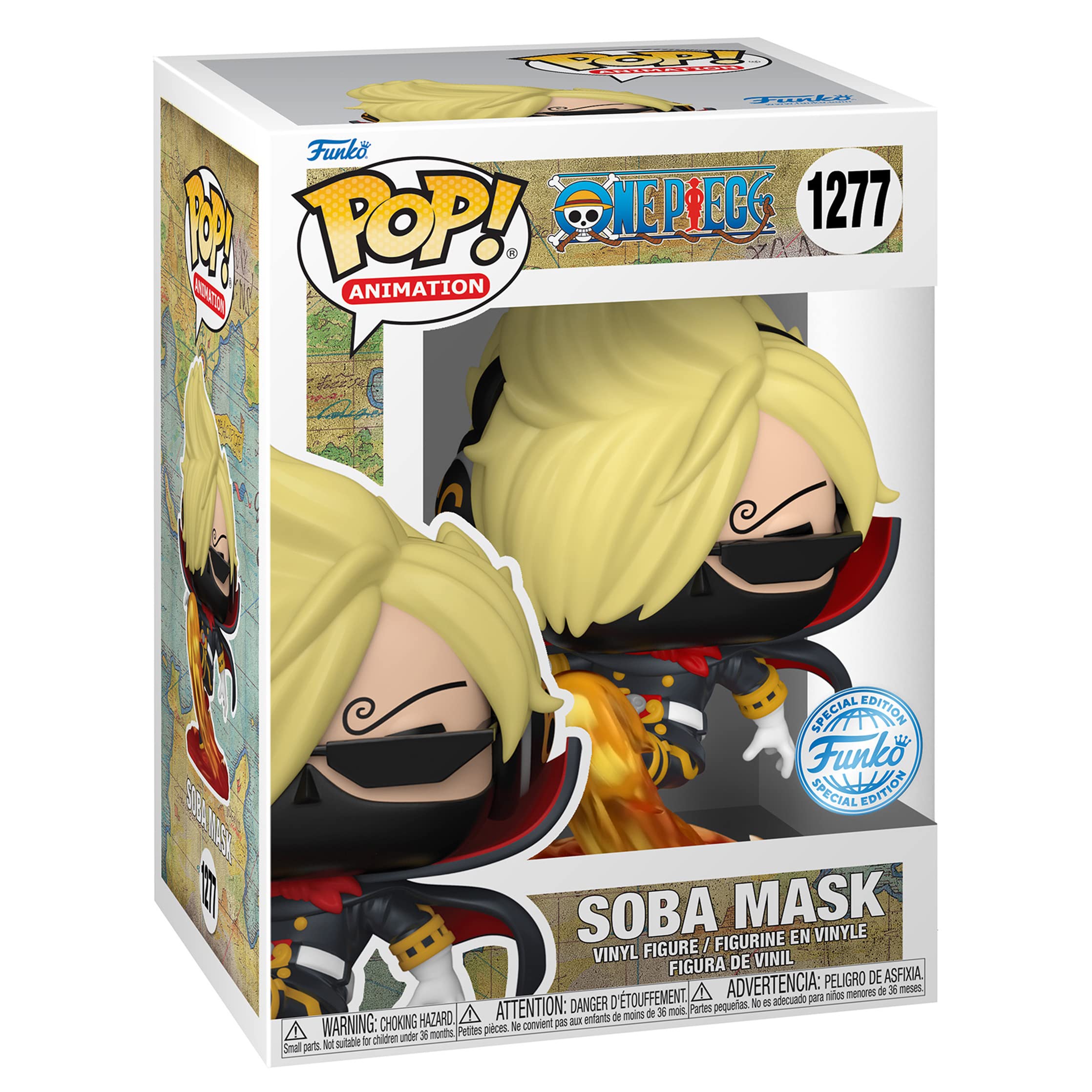 Funko Pop! Anime One Piece - Soba Mask (Raid Suit) Sanji Special Edition Exclusive Vinyl Figure #1277 (Special Edition Common) (M66483)