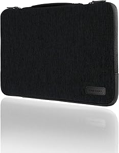 PROXA Laptop Sleeve Bag Briefcase Cover for 13-13.3" MacBook Air/Pro Microsoft Dell Acer ASUS HP Lenovo Toshiba13-13.3" Notebook Computer Tablet, Ultra Slim with Dual Layer, Elegance Black