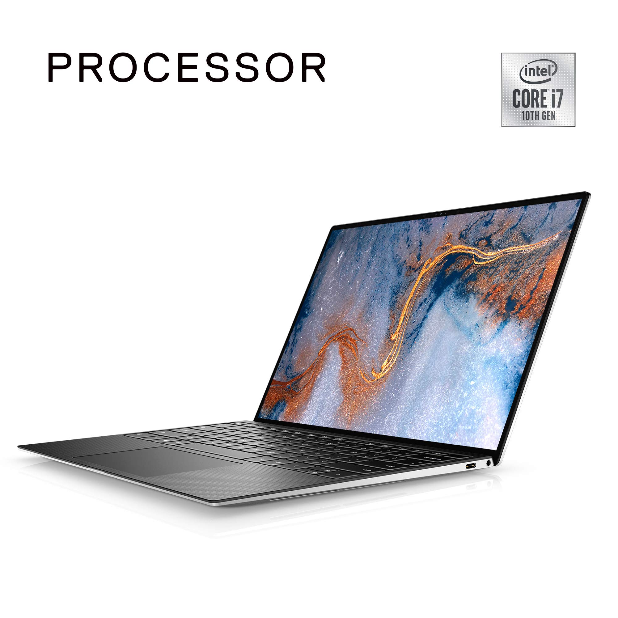 Dell New XPS 13 9300 13.4-inch FHD InfinityEdge Touchscreen Laptop (Silver), Intel Core i7-1065G7 10th Gen, 16GB RAM, 512GB SSD, Windows 10 Pro (XPS 9300-7524SLV-PUS)