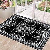 Sun and Moon Rug Boho Celestial Area Rugs for Bedroom Dorm Living Room Bohemian Occult Crescent Solar Stars Galaxy Floor Mat Pad Doormat Carpet,47