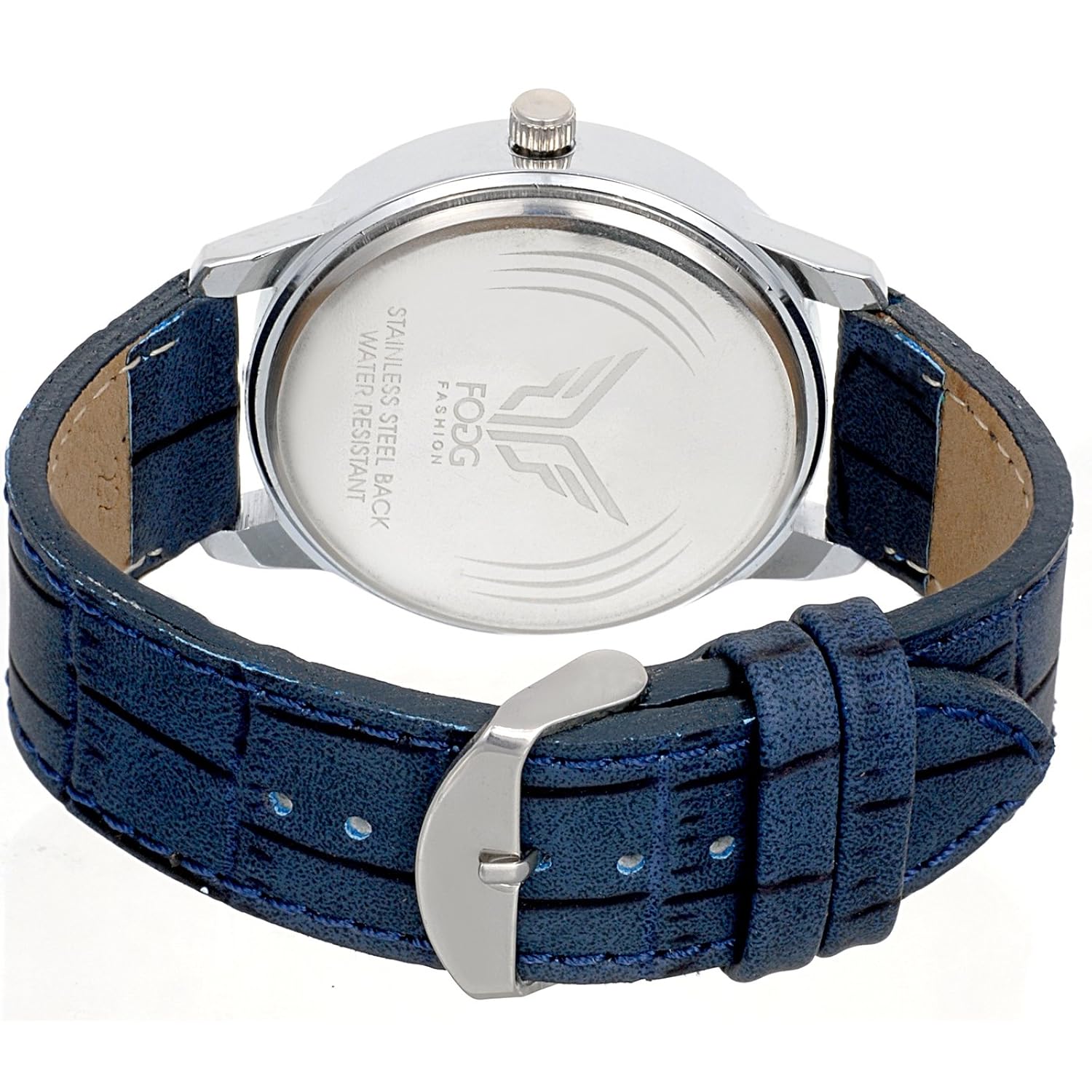 fogg analog blue chrono dummy dial men's watch 1092-bl