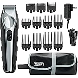 Wahl USA Lithium Ion Total Beard Trimmer for Men with 11 Guide Combs for Easy Trimming, Detailing, & Grooming – Model 9888