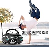Roxel RCD-S70BT Portable Boombox CD Player with Remote Black view 5
