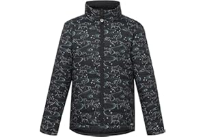 Kerrits Kids Ride The Wind Reversible Quilted Equestrian Jacket – Warm Kids Horse Riding Coat for Winter, Fun Horse Print