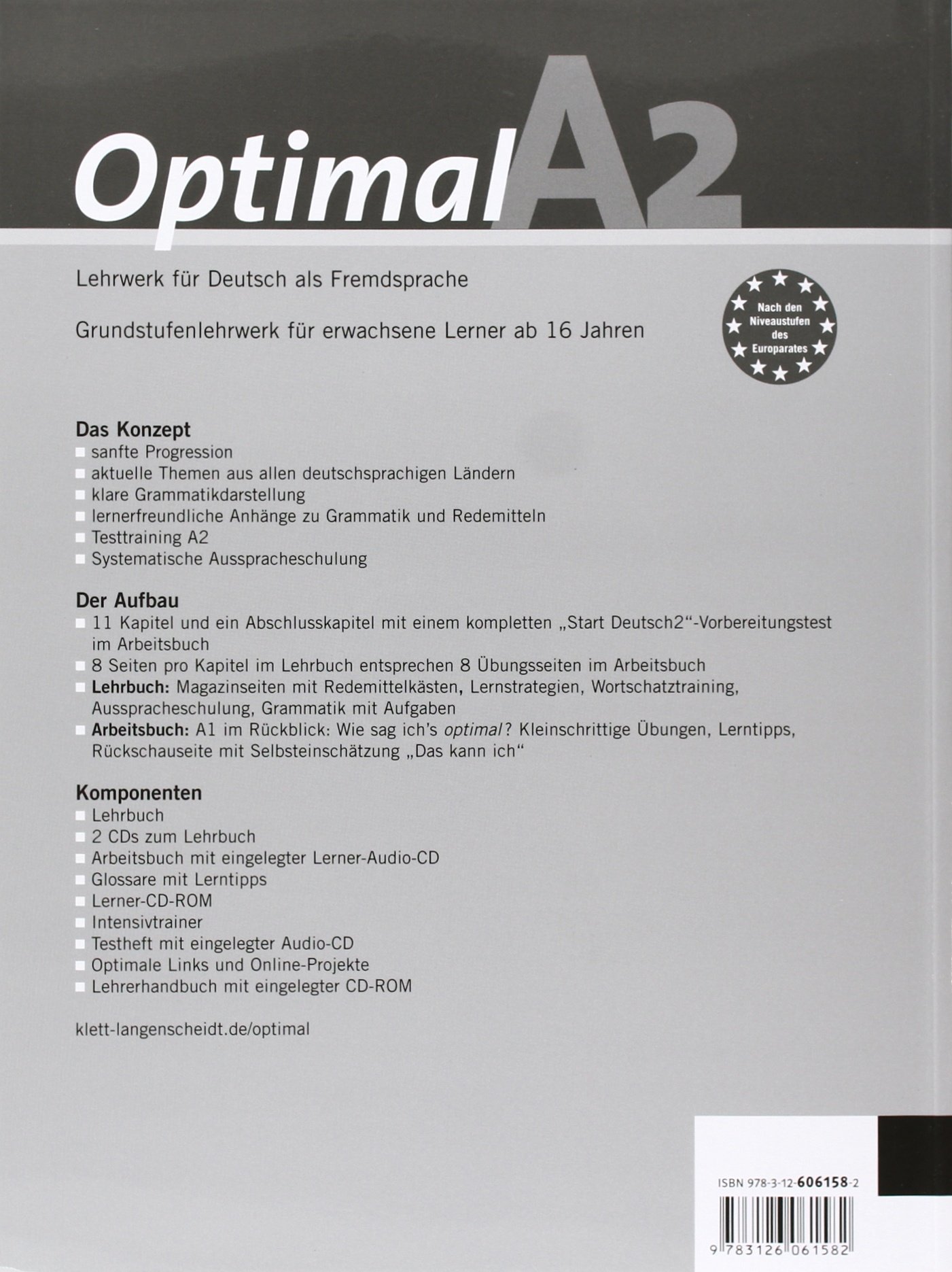 Optimal A2 Lehrwerk Fur Deutsch Als Fremdsprache Arbeitsbuch Mit Audio Cd Amazon De Muller Martin Rusch Paul Scherling Theo Schmitz Helen Wertenschlag Lukas Bucher