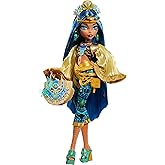 Monster High Monster Fest Doll, Cleo De Nile with Glam Outfit & Festival Themed Accessories like Snacks, Band Poster, Stateme