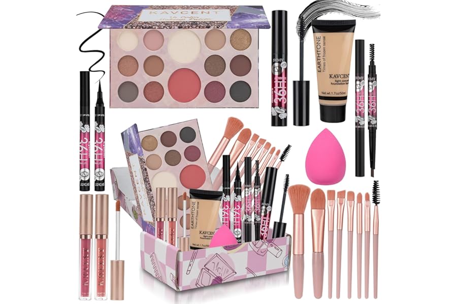 Makeup Kit for Women Teen Girls Full Kit Makeup Sets for Teens Eyeshadow Makeup Gift Set fo Women Teenagers Christmas Makeup Kits for Teens