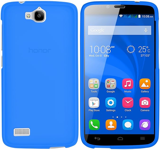 kazoj Schutzhülle kompatibel mit Huawei Honor Holly Hülle aus TPU in blau