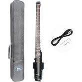 Batking Travel Bass Guitar Electric Headless Bass, 5 Strings Electric Bass with Gigbag &amp; Truss Road &amp; Wire