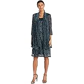 R&M Richards Womens Eternal Shine Jacket Dress