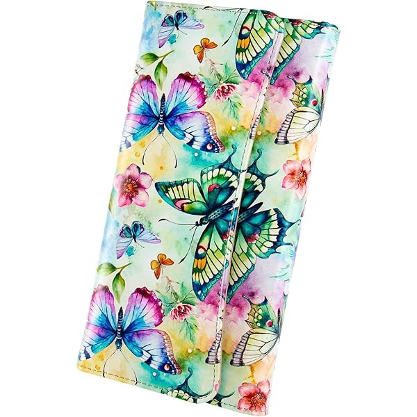 AFPANQZ Women's RFID Clutch Wallet - Tri-Fold With Phone Holder, Card Slots & Zipper Pocket - View #8