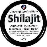 1000 Servings Shilajit (100g), Authentic, Pure, High Mountain Shilajit Resin | Amazing Source of Fulvic Acid, Trace Minerals, Boost Energy, Great for Men and Women