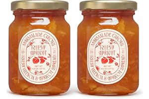 Marmalade Grove, Ruby Valencia & Apricot Fruit Spread, Handmade with Fresh Fruit - 4.5 oz (2 Packs)