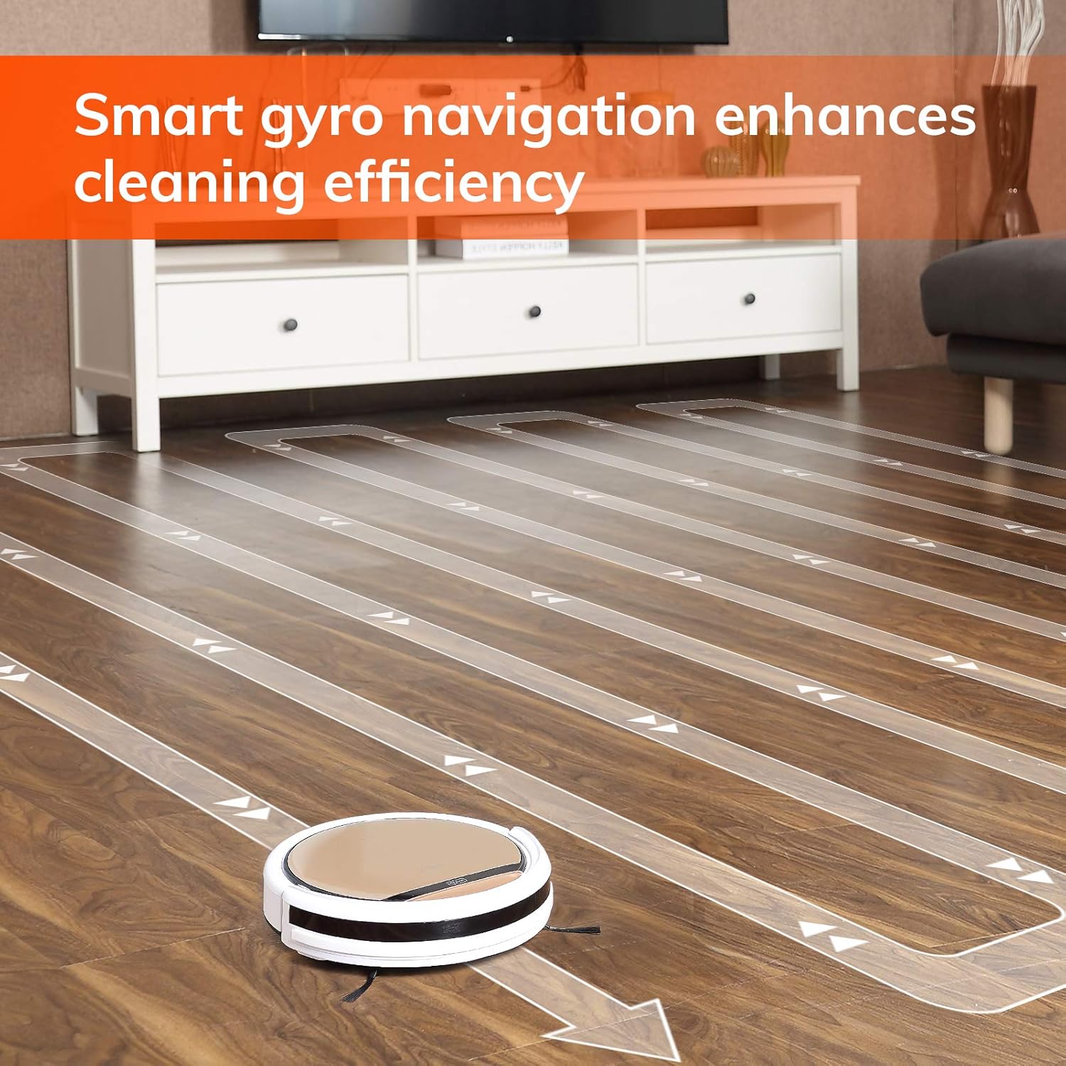 ILIFE V5s Pro 2, 2-in-1 Robot Vacuum and Mop, Slim, Automatic Self-Charging Robotic Vacuum, Daily Schedule, Zigzag Cleaning Path, Ideal for Pet Hair, Hard Floor and Low Pile Carpet: Kitchen & Dining