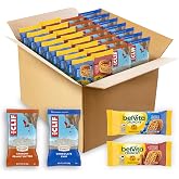 CLIF BAR &amp; belVita Breakfast Biscuits Variety Pack, 4 Flavors, 30 ct | Energy Bars &amp; belVita Breakfast Biscuits, Individually Wrapped