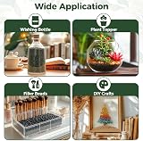 T4U Tumbled Black Gravel Chips 2 LB Irregular Natural Rock Pebbles 4-6mm view 6