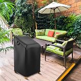 Raweao Waterproof Garden Chair Covers 500D Oxford for Stacking Chairs view 6