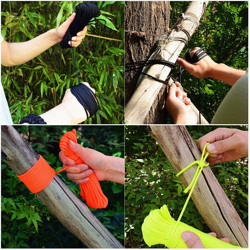 WEREWOLVES 550lb Paracord/Parachute Cord Type III 7 Strand - 100% Nylon Core and Shell - Multiple Colors : Sports & Outdoors
