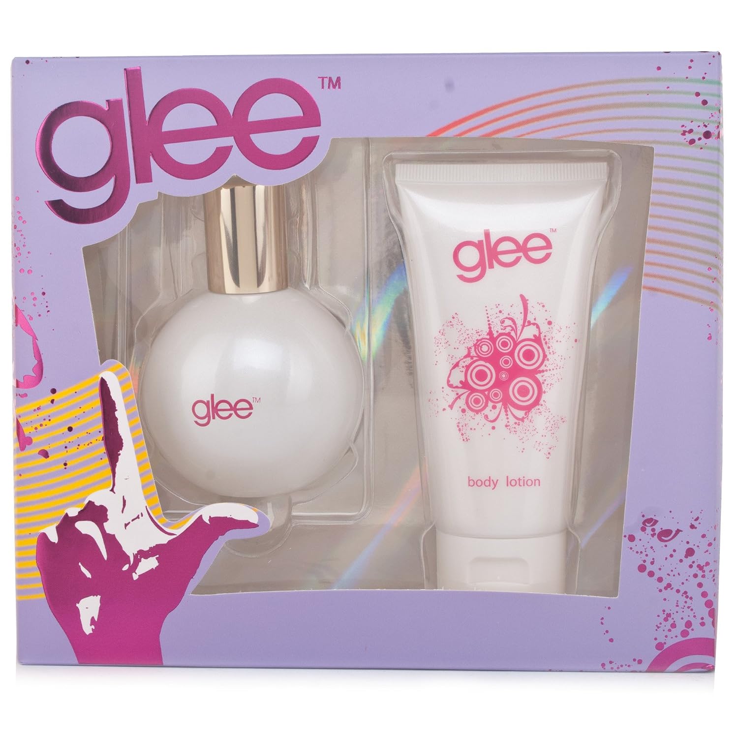 Glee lilac EDT 50ml spray / 75ml Body Lotion femme (5055402929775)