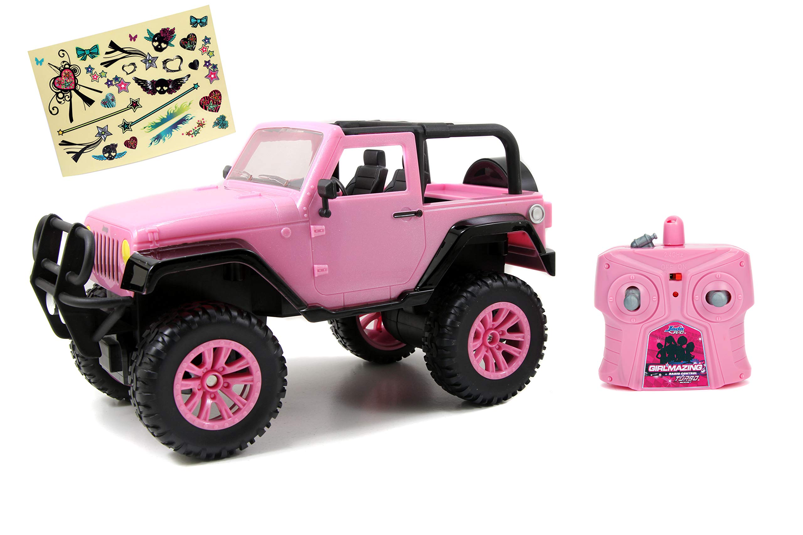 Jada Toys GIRLMAZING Big Foot Jeep R/C Vehicle (116 Scale), Pink Buy