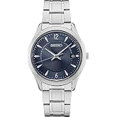 SEIKO Mens Essential SS Blue DIAL