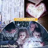 Ollny Curtain Lights 300LED USB 3m x 3m Waterproof 8 Modes Warm White view 5
