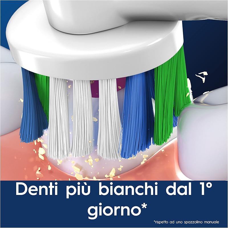 Testine di Ricambio Pro, 3D White, Bianche, 10 Ricambi