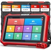 KINGBOLEN K8 Elite 8" OBD2 Scanner Full Systems Bidirectional Scan Tool | Lifetime Update Without Fee, 8" Wired Car Scanner, 34+ Resets, Active Tests, ECU Function, FCA AutoAuth, CANFD &amp; DOIP