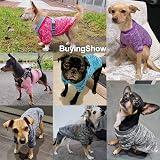 HuaLiSiJi Dog Christmas Jumper Pink Grey XXL Winter Sweater view 5