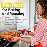 Kitcheneur 4-Pour Baking Tray Set Non-Stick 38/35/32/28 cm Dishwasher Safe view 3