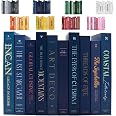 Decorative Books | Blue 10 Book Set with 3 Sizes | Preassembled with Hidden Storage | Perfectly Stackable for Easy Home Stagi