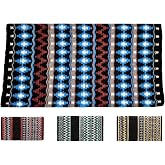 Tahoe Tack Livia Western Show Saddle Blanket &ndash; Handwoven 100% New Zealand Wool, Oversize 34" x 38", Over 5 lbs, Breathable, Ideal for Layering at Horse Shows, Parades &amp; Rodeos