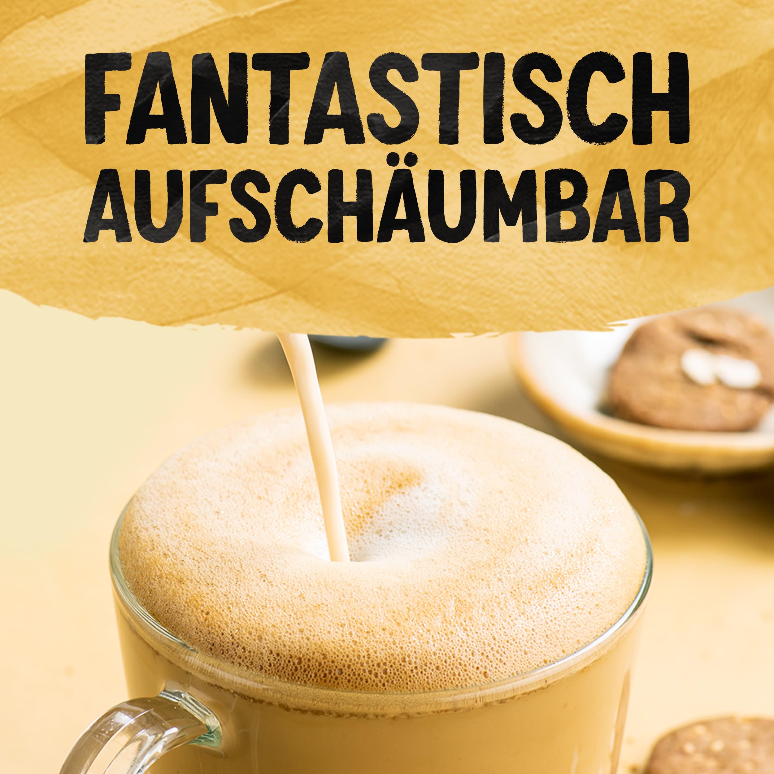 Alpro Barista Haferdrink – Zum Aufschäumen – Vegan und milchfrei – Von Natur aus laktosefrei – Reich an Ballaststoffen, Calcium und Vitaminen – 8 x 1 L – Haltbar 4