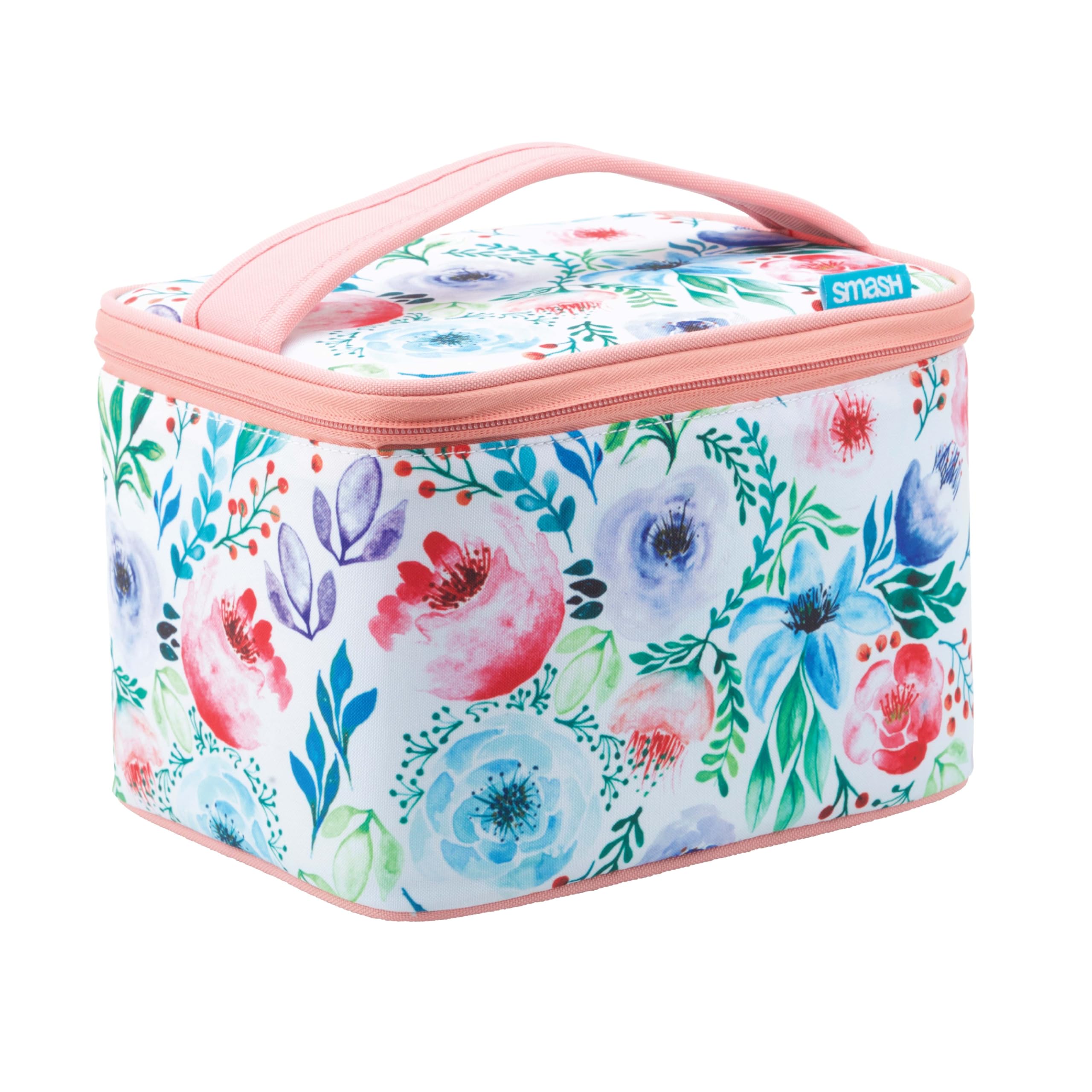 Smash Insulated Lunch Bag, Full Bloom, Cube Bag