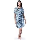 Wrangler womens Short Sleeve Crewneck Pocket Sleepshirt