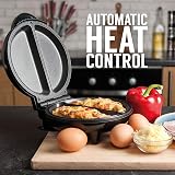 Trendi Non-Stick Omelette Maker 750W Dual Plates Easy Clean view 6