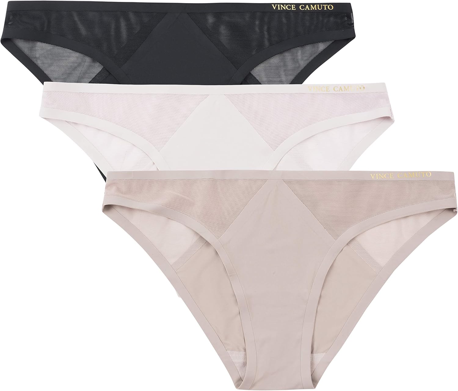 Vince Camuto Women's No Show Microfiber Hipster Panty Underwear Multi