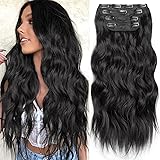KooKaStyle Clip in Synthetic Hair Extensions Long