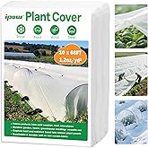 10 FT x 66 FT Plant Covers for Frost & Sun Protection, Thick 1.2 oz/yd² Frost Cloths Blankets to Extreme Low -4 °F Temperatures, Reusable Floating Row Covers for Outdoor Garden Vegetables Seedlings