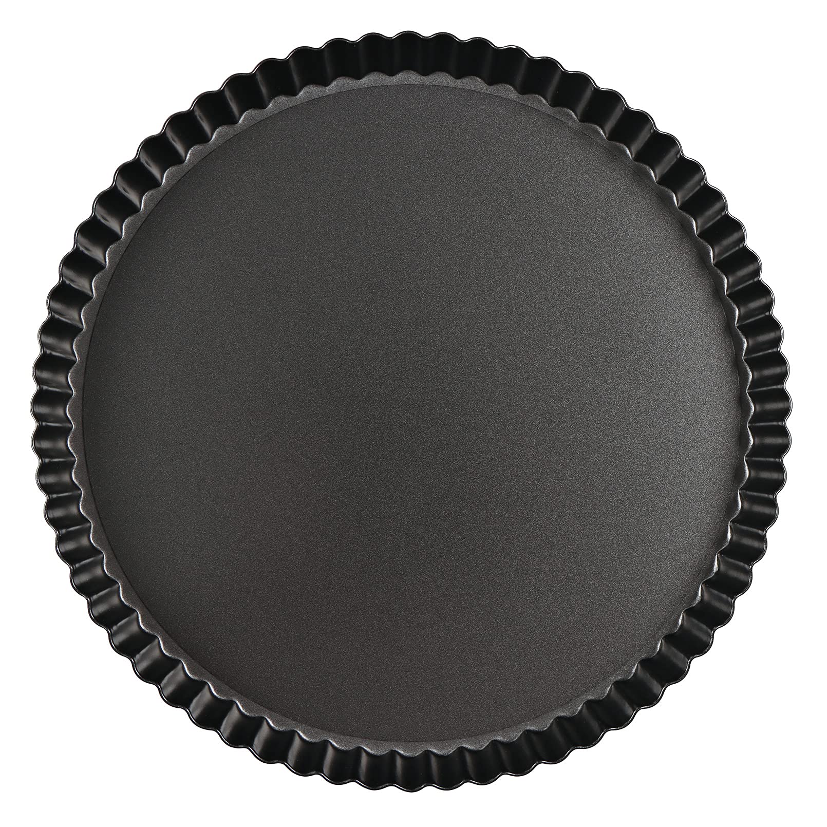 Sinnsally Quiche Pan,24cm/9.5in Flan Tins with Loose Base,Fluted Tart Tin Flan Case Tin Removable Loose Bottom,Mini Tart Mould Tins for Baking,Pie Dish Round Deep Dish