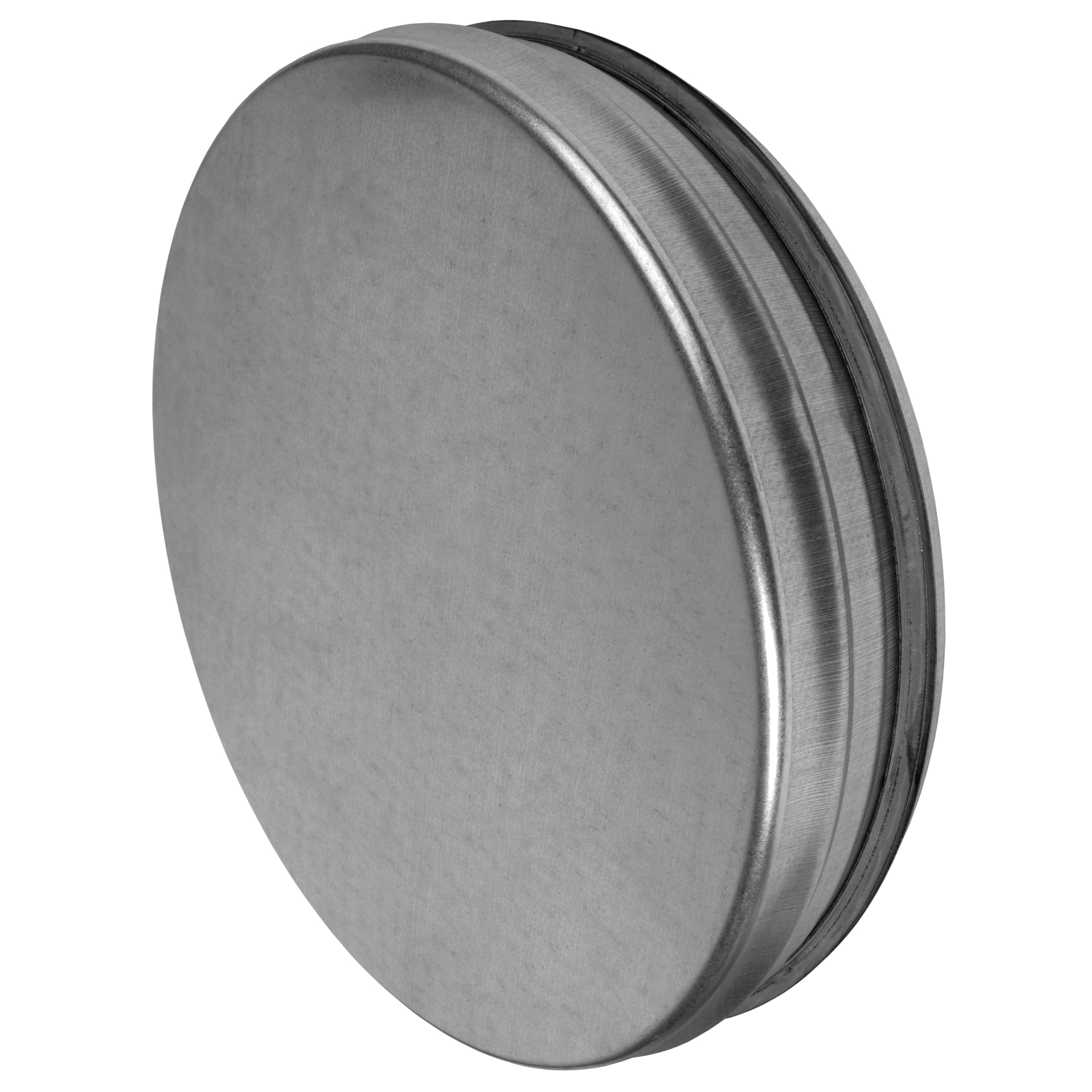 Photo 1 of VezoWorks 10 Inch Galvanized Steel Dryer Vent Cap with Rubber Gasket – Airtight Metal Duct End Cap Plug, Leak-Proof Indoor & Outdoor Dryer Vent Cover for Exhaust or HVAC Systems – Made in EU