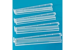DNB SPORTS DNB Mahjong Rack Pusher Set - 4 Transparent Acrylic Mahjong Rack with Built in Pushers Set - Clear