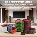 GEARit 2x2.5mm² Speaker Cable 152.4m/500ft 14AWG Twin Core CCA White view 6