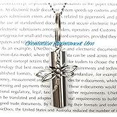 Classic Silver Cremation URN on 24" Necklace with Dragonfly,Ashes Necklace Jewelry - Gift idea,Dragonfly Cremation Souvenir,Memorial Urn,Memory Jewelry