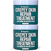 TreeActiv Crepey Skin Repair Cream, 2-Pack, Firming Cream For Face and Neck, Skin Firming and Tightening Lotion with Hyaluronic Acid, Designed to Hydrate Dry, Crepey-Looking Areas, 1000+ Uses
