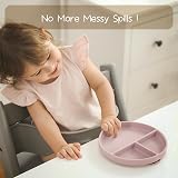 Moonkie Suction Plates for Babies & Toddlers Blush 1 Pack view 6